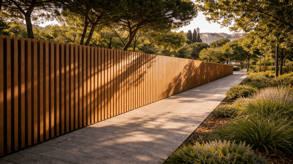 Vedação em madeira